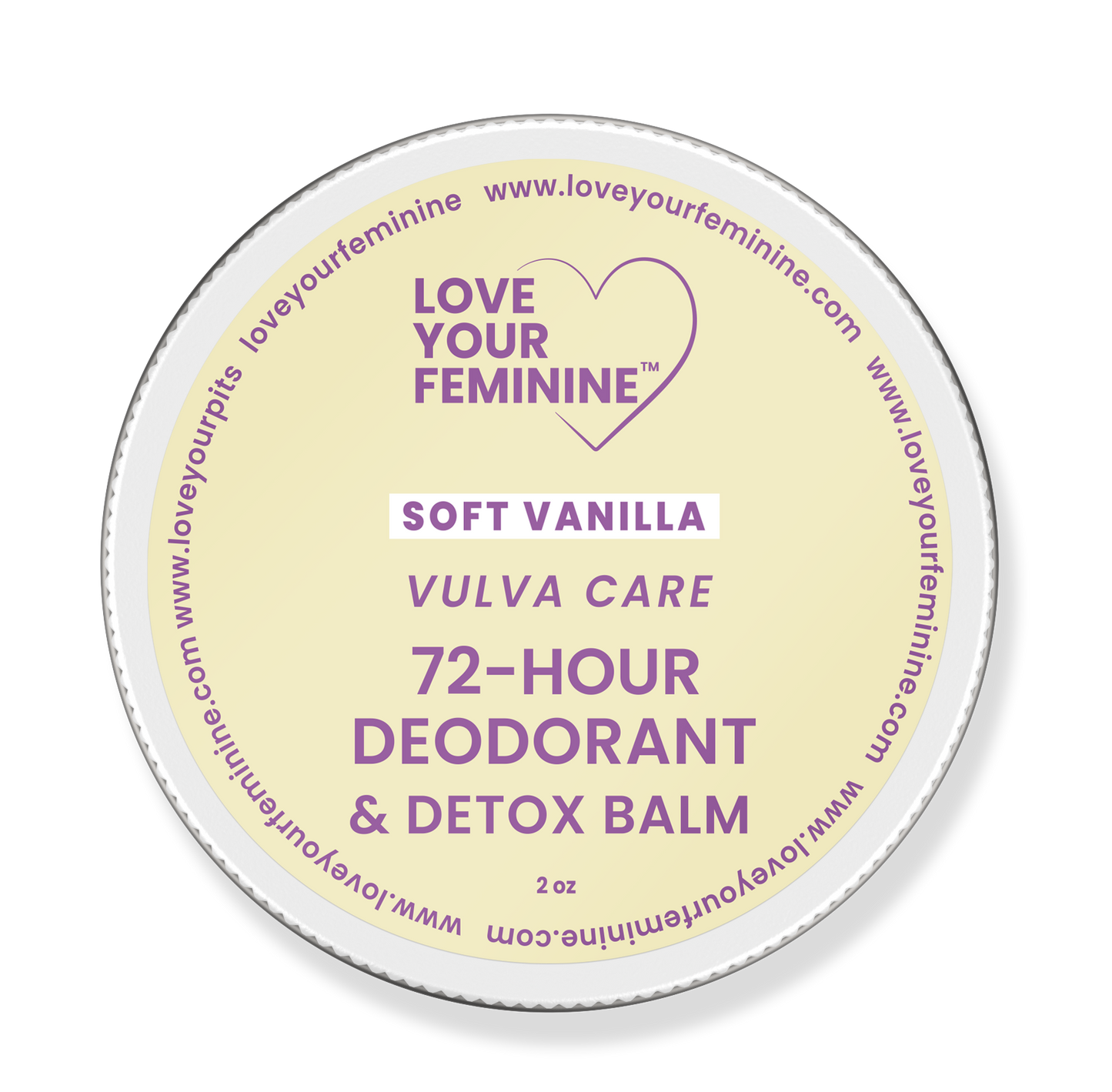 Feminine 72 Hour Deodorant and Detox Balm