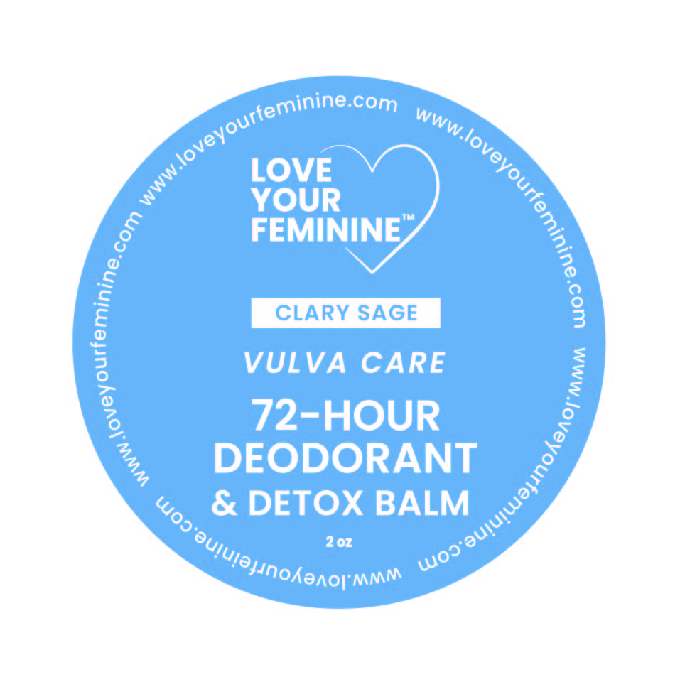 Feminine 72 Hour Deodorant and Detox Balm